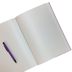 Acar Termo Deri Esnek Kapaklı  21*30 cm 128 Sayfa Çizgili-Kareli-Dot-Çizgisiz Sayfalı Defter Lila