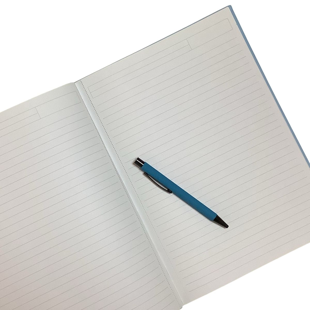 Acar Termo Deri Esnek Kapaklı  21*30 cm 128 Sayfa Çizgili-Kareli-Dot-Çizgisiz Sayfalı Defter Mavi