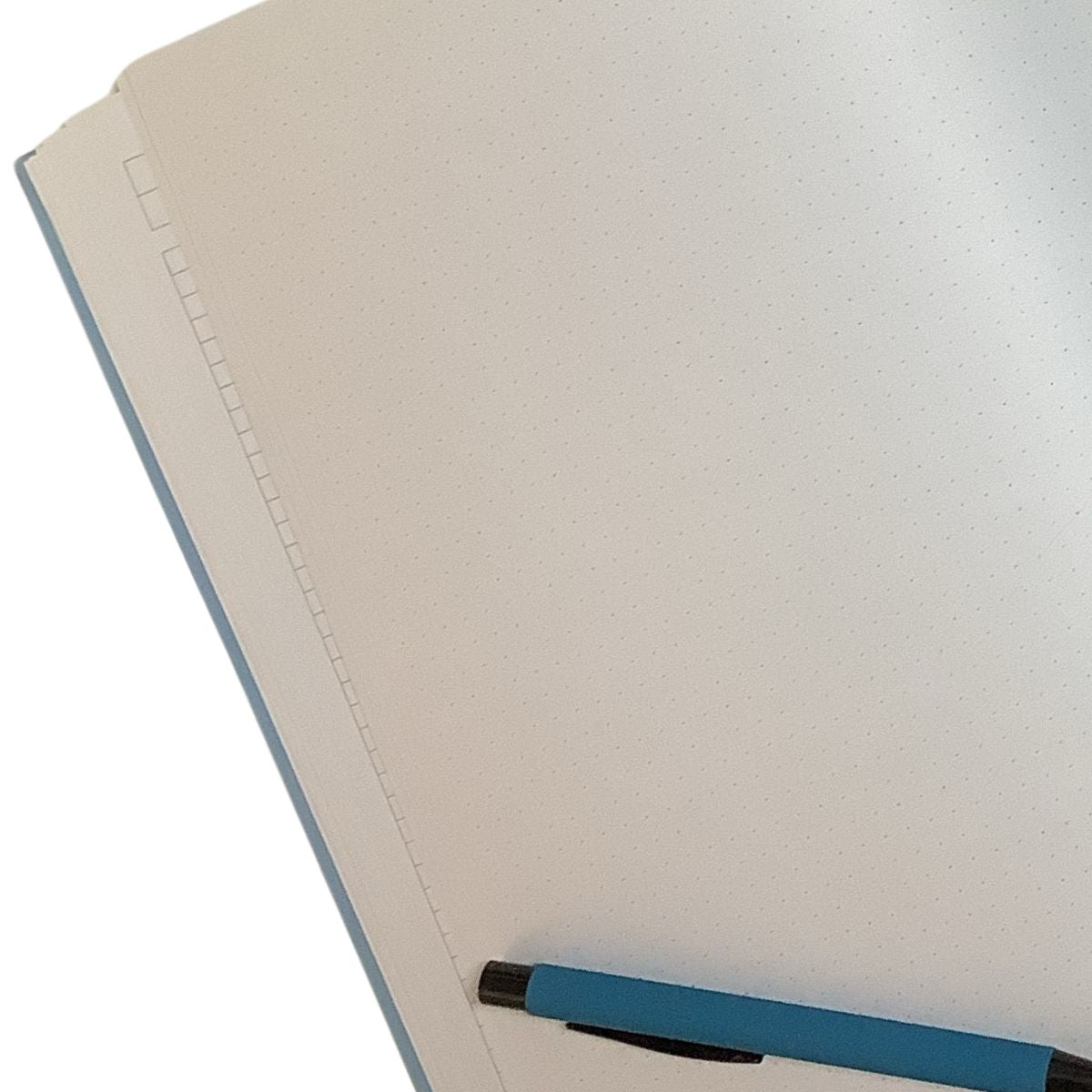 Acar Termo Deri Esnek Kapaklı  21*30 cm 128 Sayfa Çizgili-Kareli-Dot-Çizgisiz Sayfalı Defter Mavi