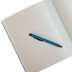 Acar Termo Deri Esnek Kapaklı  21*30 cm 128 Sayfa Çizgili-Kareli-Dot-Çizgisiz Sayfalı Defter Mavi