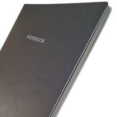 Acar Termo Deri Esnek Kapaklı  21*30 cm 128 Sayfa Dot(Noktalı) Tarihsiz Planner Defter Siyah-Gri