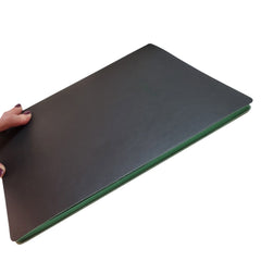 Acar Termo Deri Esnek Kapaklı  21*30 cm 128 Sayfa Dot(Noktalı) Tarihsiz Planner Defter Siyah-Yeşil