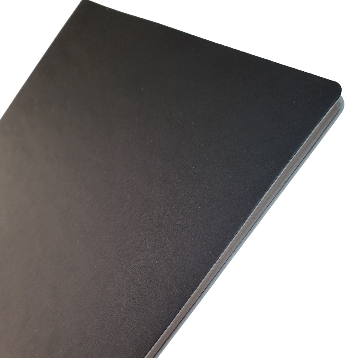 Acar Termo Deri Baskısız Esnek Kapaklı Yan Kenar Boyamalı 21*30 cm 128 Sayfa Dot(Noktalı) Planner Defter Siyah-Gri