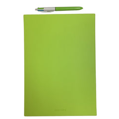 Acar Termo Deri Esnek Kapaklı  21*30 cm 128 Sayfa Çizgili-Kareli-Dot-Çizgisiz Sayfalı Defter Yeşil
