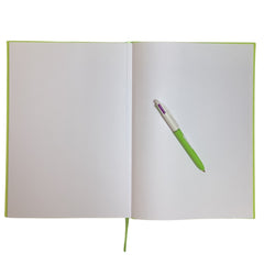 Acar Termo Deri Esnek Kapaklı  21*30 cm 128 Sayfa Çizgili-Kareli-Dot-Çizgisiz Sayfalı Defter Yeşil