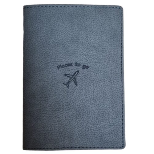 Gri pasaportkılıfı on